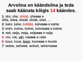 Arvsõna-põimlause-otsekõne #13