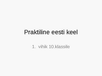 Arvsõna-põimlause-otsekõne