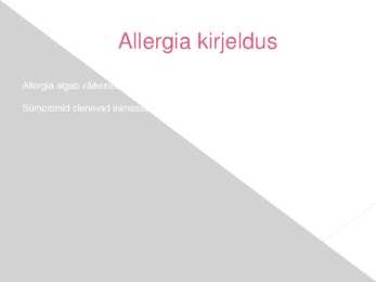 Looma karva allergia #3
