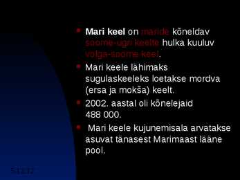 MARI KEEL #2