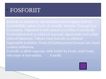 Eesti kivimid PowerPoint #22