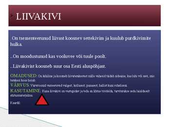 Eesti kivimid PowerPoint #6