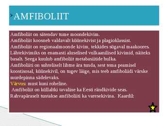 Eesti kivimid PowerPoint #8
