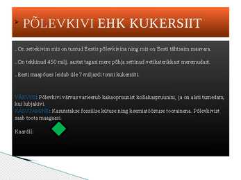 Eesti kivimid PowerPoint #10