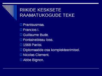 RAAMATUKOGUDE JA INFORMATSIOONINDUSE AJALUGU III #16