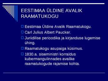RAAMATUKOGUDE JA INFORMATSIOONINDUSE AJALUGU IV #4