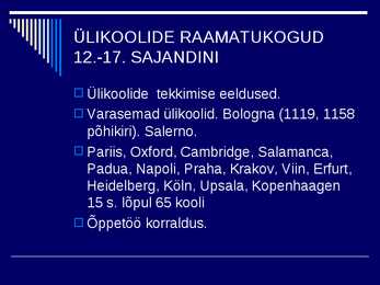 RAAMATUKOGUDE JA INFORMATSIOONINDUSE AJALUGU II #14
