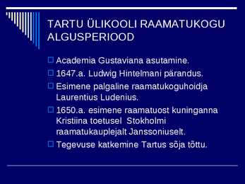 RAAMATUKOGUDE JA INFORMATSIOONINDUSE AJALUGU II #16