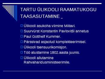 RAAMATUKOGUDE JA INFORMATSIOONINDUSE AJALUGU II #20