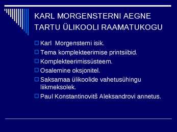 RAAMATUKOGUDE JA INFORMATSIOONINDUSE AJALUGU II #21