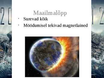 Lihtne Powerpointi esitlus füüsikas teemal Planeet Nibiru ja maailmalõpp #4