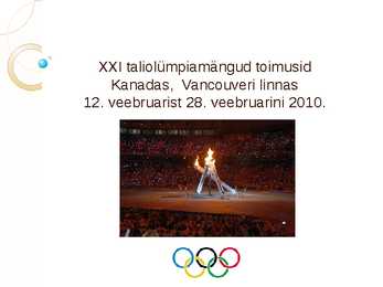 Vancouveri taliolümpiamängud #2