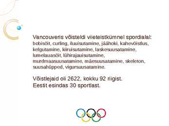 Vancouveri taliolümpiamängud #3