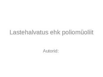 Lastehalvatus