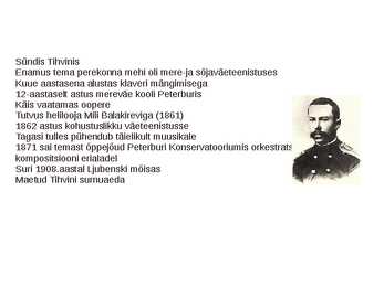 Esitlus Nikolai Rimski-Korsakovist #3