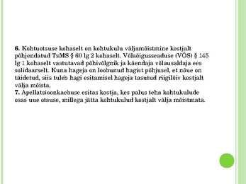 Kohtuotsus #6