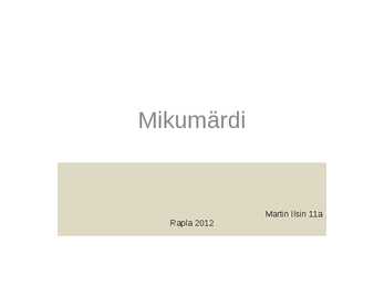 Mikumärdi