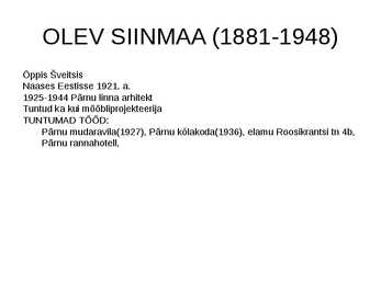 Arhidektuur Eestis 1920-1940 #3
