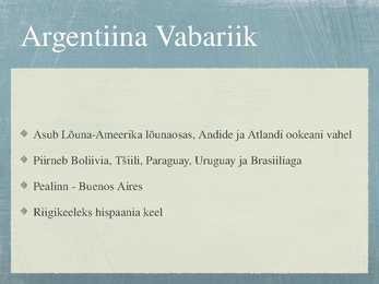 Argentiina muusika #2