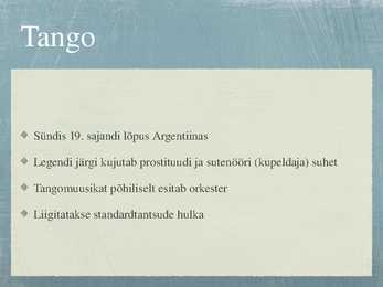 Argentiina muusika #3