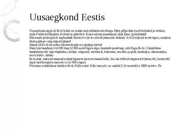 Uusaegkonna kronoloogia #11