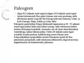 Uusaegkonna kronoloogia #4