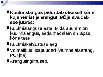 Sensoorsed puuded #4