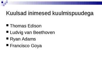 Sensoorsed puuded #10