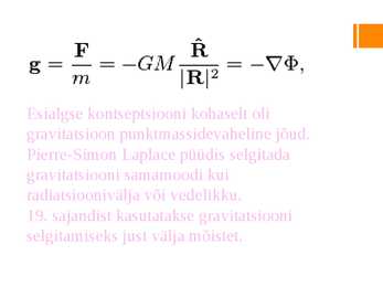 Gravitatsiooniväli #3