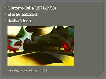 GIACOMO BALLA #2