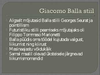 GIACOMO BALLA #5