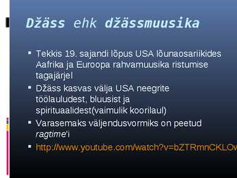 Põhja-Ameerika muusika #5