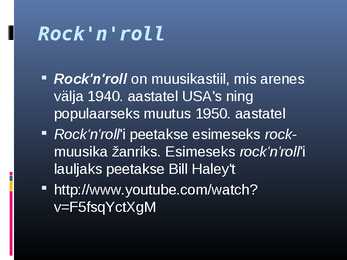 Põhja-Ameerika muusika #8