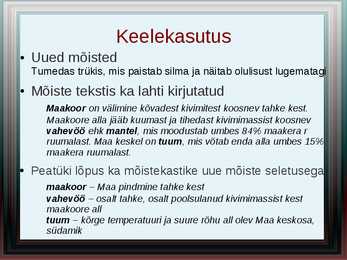 Õppevara esitlus #5