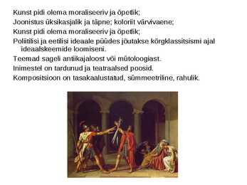 Klassitsismi põhjalik esitlus #63