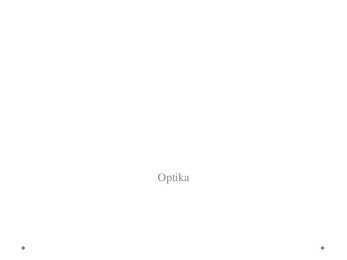 Optika II kursus