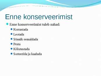 Nahkade töötlemine ettekanne #5