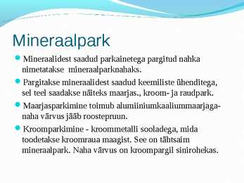 Nahkade töötlemine ettekanne #10