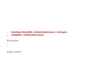 Rasestumisvastased vahendid #3