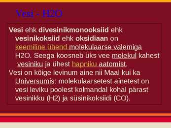 Vesi #2