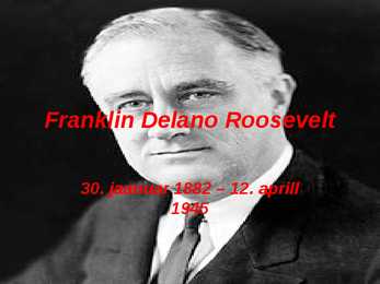 Rooseveldi elulugu