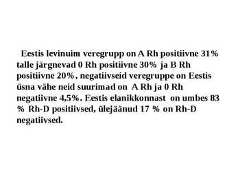 Veregrupid esitlus #3