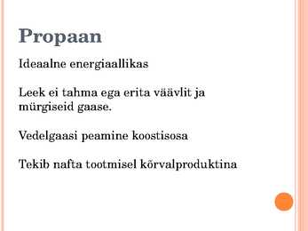 Alkaanid ja nende kasutamine #6