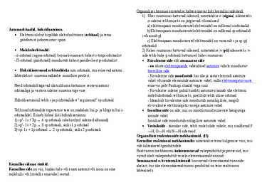 Orgaaniline keemia I eksam-kosnpekt #2