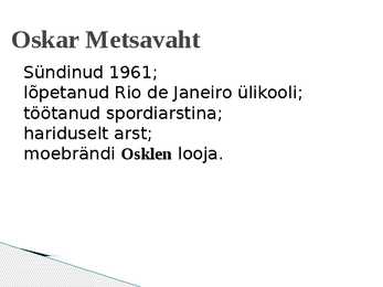 Moekunstnik Oskar Metsavaht #3