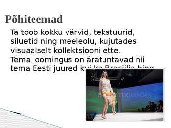 Moekunstnik Oskar Metsavaht #6
