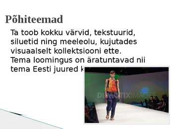 Moekunstnik Oskar Metsavaht #8
