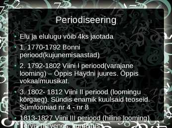 Lühikokkuvõte Ludwig Van Beethoven 1770-1827 #3