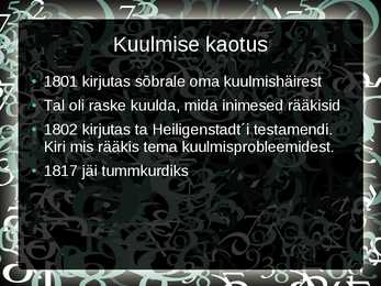 Lühikokkuvõte Ludwig Van Beethoven 1770-1827 #5