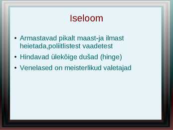 Venemaa vaatamisväärsused-kultuur-kombed #12